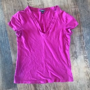 Small Express V-Neck T-Shirt